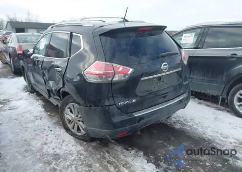 2016 Nissan Rogue Sv z USA, uszkodzony, nr VIN 5N1AT2MV0GC742898